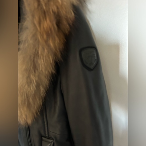 Rudsak coat entirely made of real leather outside + real fur - Picture 2 of 5